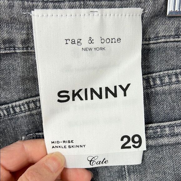 Rag & Bone  Gray Denim Jeans - Picture 3 of 5